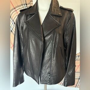 Banana Republic Lamb Leather Moto Jacket